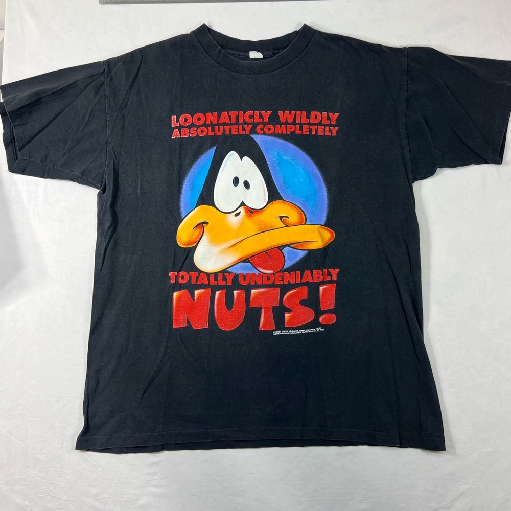 Vintage original 1992 looney tunes single stitch t shirt daffy duck warner bros